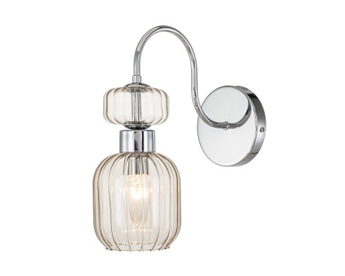 Настенный светильник Escada 1141/1A E14*60W Chrome/Beige