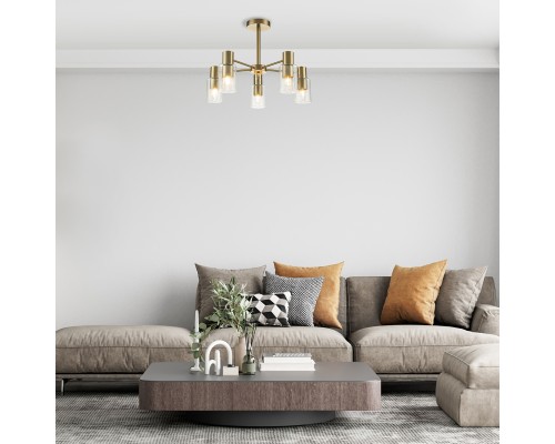 Светильник на штанге Escada 2120/5P E14*40W Gold