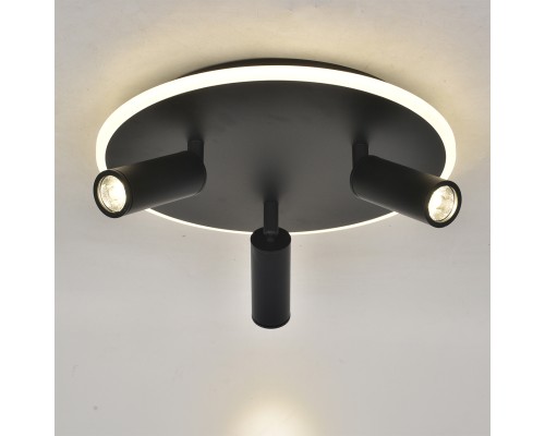 Потолочный светильник Escada 20046SMA/03 LED 37W 4000K черный