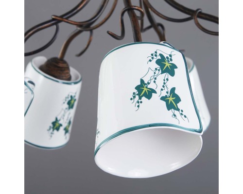 Потолочный светильник Escada Albero 168/5PL E14*40W Black brush gold