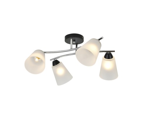 Потолочный светильник Escada 2132/4P E27*60W Black/Chrome