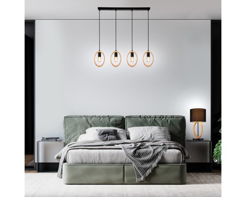 Подвесной светильник Escada 10196/4 E27*40W Black