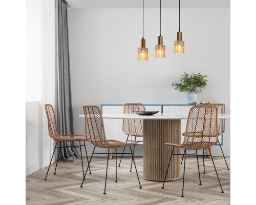 Подвесной светильник Escada 10189/3S E27*40W Brass