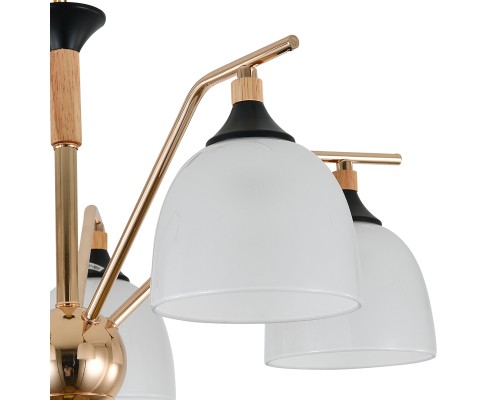 Подвесной светильник Escada 2123/5P E27*40W Gold/Black