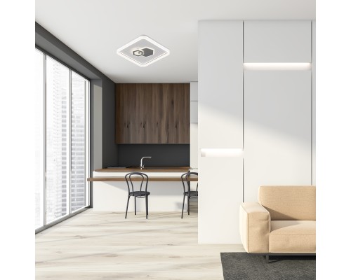 Потолочный светильник Escada 10219/SG LED*126W White/Grey