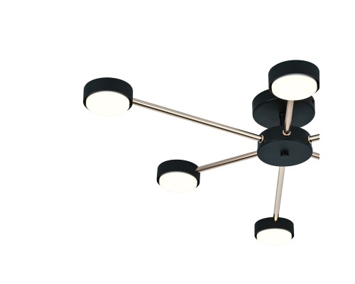 Светильник на штанге 120008/6R GX53*15W Black/Gold