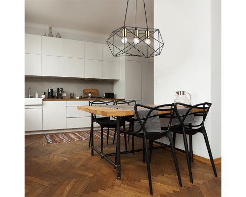 Подвесной светильник Escada 10174/3PL Е27*60W Black