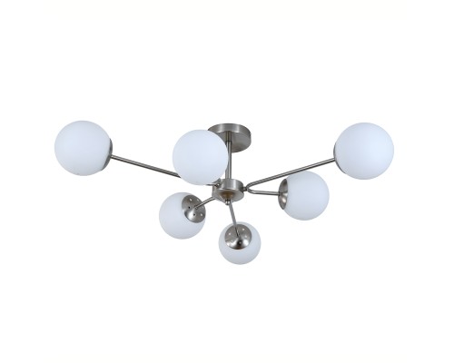 Светильник на штанге 150008/6R E27*60W Satin nickel