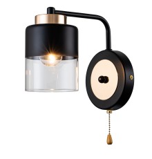 Настенный светильник Escada 2121/1A E27*40W Black/Gold