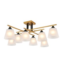 Потолочный светильник Escada 2128/8P E27*40W Champagne gold/Black