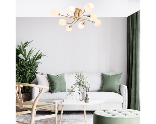 Светильник на штанге Escada 1132/8P E27*60W Gold