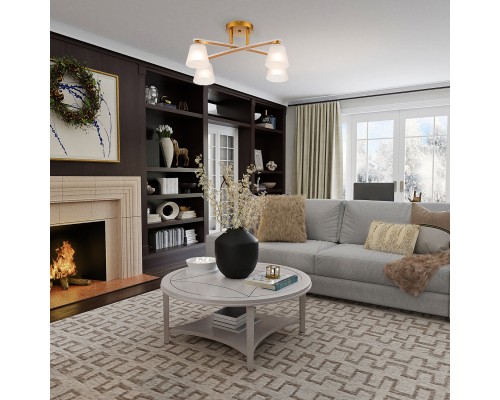 Потолочный светильник Escada 1101/4PL E27*60W Gold