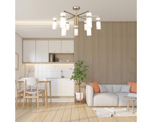 Светильник на штанге Escada 1171/9P E14*40W Brass