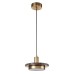 Подвесной светильник Escada 10260/1 LED*12W Brass/Brown marble