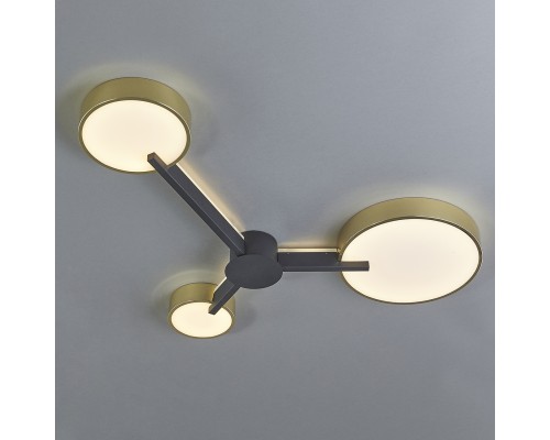 Потолочный светильник Escada 10209/3 LED*68W Gold/Black