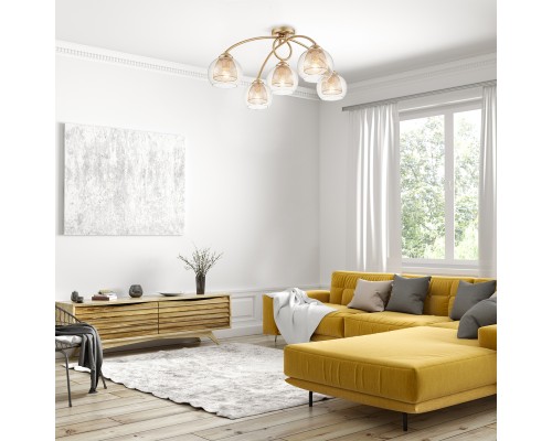 Потолочный светильник Escada 284/5 E14*40W Champagne gold