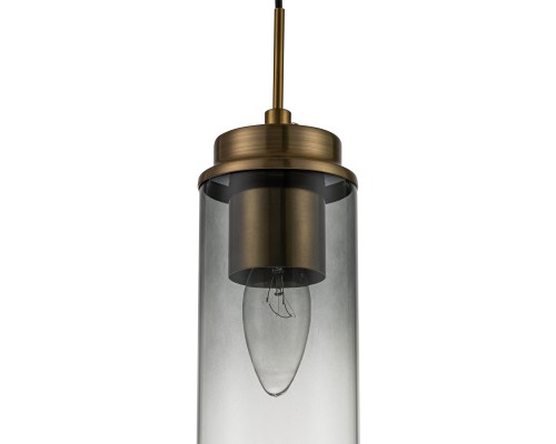 Подвесной светильник Escada 2118/1S E14*40W Black/Brass