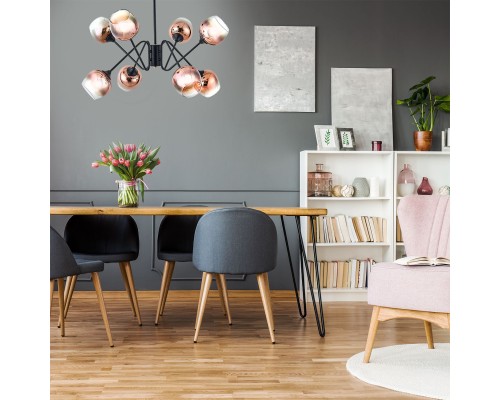 Светильник на штанге Escada 1136/8P E27*60W Black