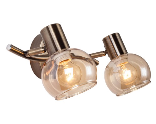 Настенный светильник Escada 662/2A E14*60W Antique brass