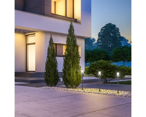 Напольный светильник Escada 30003G/02 E27*40W IP44 Dark grey