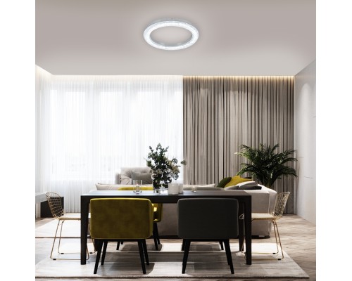 Потолочный светильник Escada 10292/1 LED*60W Chrome/Clear