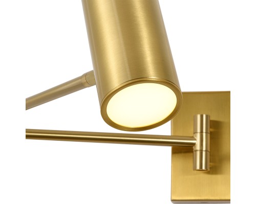 Настенный светильник Escada 10282/1 LED*6W Brass