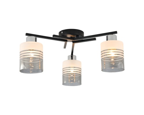 Потолочный светильник Escada 1132/3P E27*60W Black/Chrome