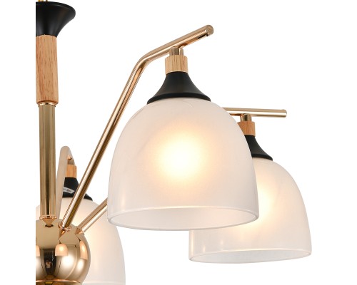 Подвесной светильник Escada 2123/5P E27*40W Gold/Black