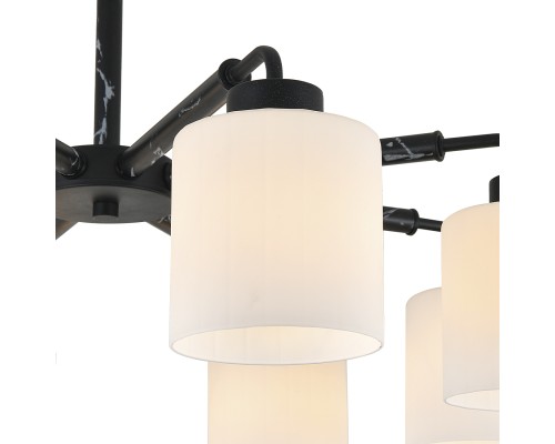 Светильник на штанге Escada 2133/8P E27*60W Black marble