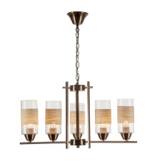 Подвесной светильник Escada 572/6 E27*60W D610 Antique Brass