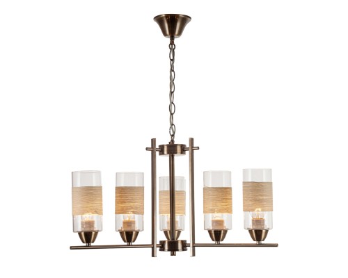 Подвесной светильник Escada 572/6 E27*60W D610 Antique Brass