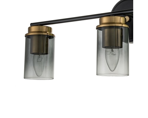 Настенный светильник Escada 2118/3A E14*40W Black/Brass