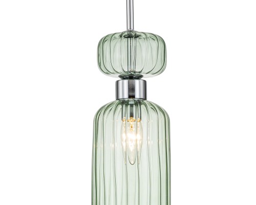 Подвесной светильник Escada 1141/1S E14*60W Chrome/Green