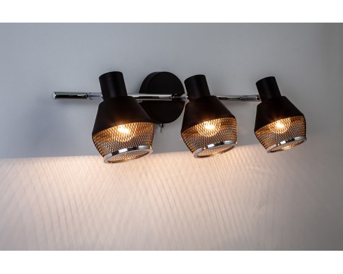 Спот Escada 1116/3A E14*40W Black/Chrome