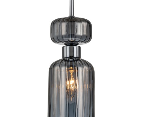 Подвесной светильник Escada 1141/1S E14*60W Chrome/Smoke