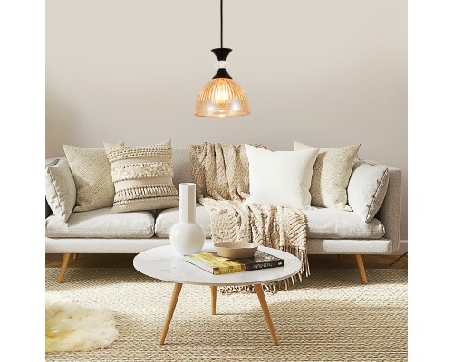 Подвесной светильник Escada 1112/1S E14*40W Black/Amber