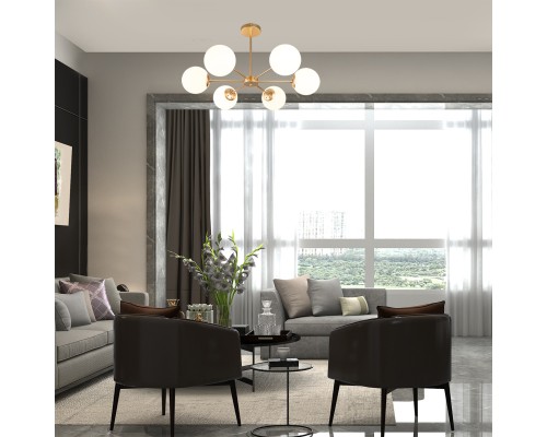 Светильник на штанге Escada 2110/6P E14*40W Champangne gold