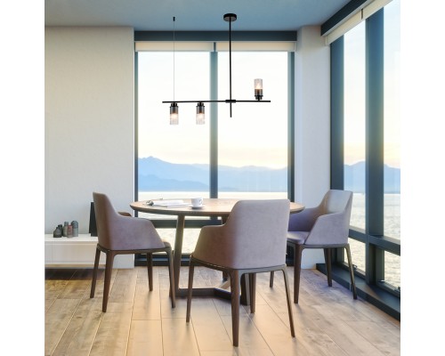 Светильник на штанге Escada 2100/3P E14*40W Black