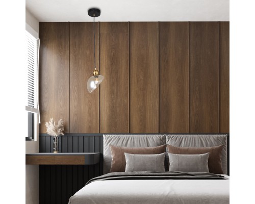 Подвесной светильник Escada 2109/1S E14*40W Black/Brass