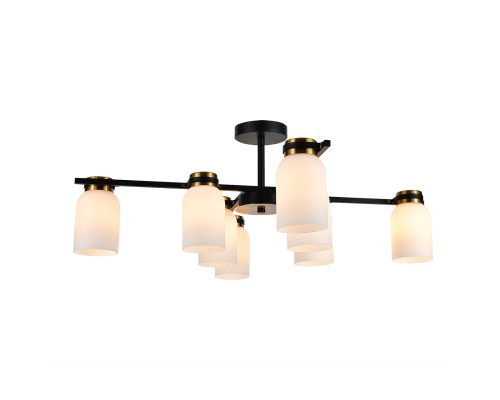 Светильник на штанге Escada 1151/8P E14*40W Black/Brass