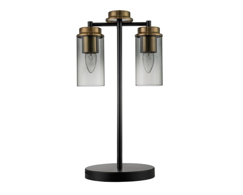 Настольный светильник Escada 2118/2 E14*40W Black/Brass