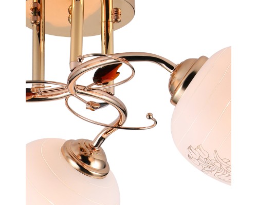 Потолочный светильник Escada 1121/3PL E27*40W Gold