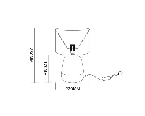 Настольный светильник Escada 10200/L E27*40W Beige