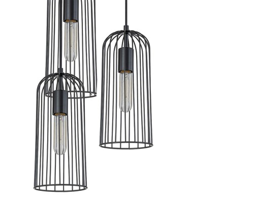 Подвесной светильник Escada 10198/6 E27*60W Black