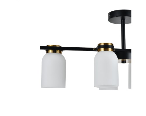 Светильник на штанге Escada 1151/6P E14*40W Black/Brass