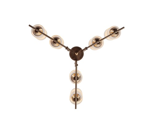 Подвесной светильник Escada 572/6 E27*60W D610 Antique Brass