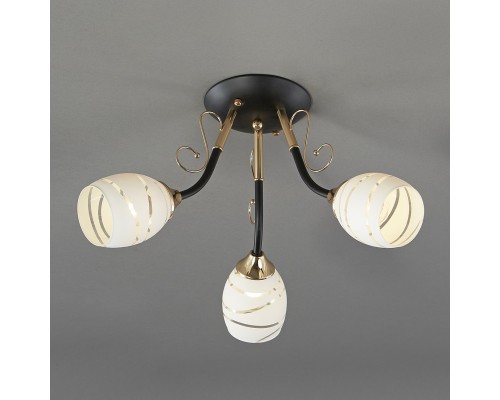 Люстра CAMILA 1112/3P 3хЕ27х60W черн ESCADA