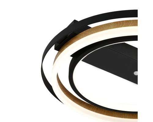 Потолочный светильник Escada 10247/2 LED*60W Black/Wood