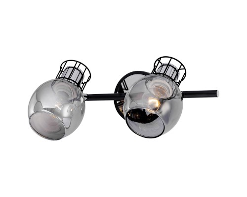 Настенный светильник Escada 1136/2A E14*40W Black/ Chrome