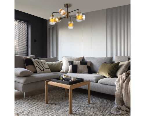 Светильник на штанге Escada 1101/6P E27*60W Brass